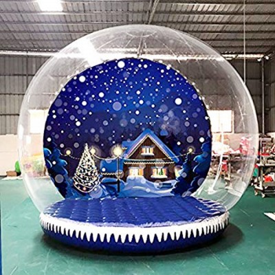 Christmas Decoration Giant Inflatable Snow Globe For Sale