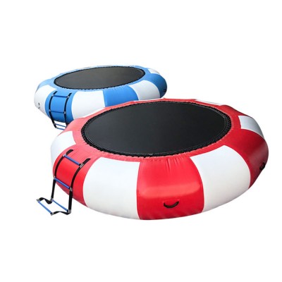 New designed Summer water floating toy inflatable water trampoline jumping bed for sale