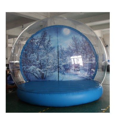 christmas inflatables snow globe empty/human snow globe/inflatable snow globe tent