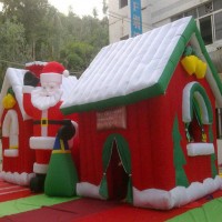 Factory Hot Sale Inflatable House for Christmas Decoration