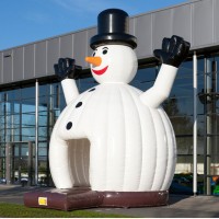 Customized inflatable snowman bounce castle jumping house for Christmas