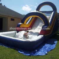 Inflatable Slide Big Dipper Water Slide with Pool