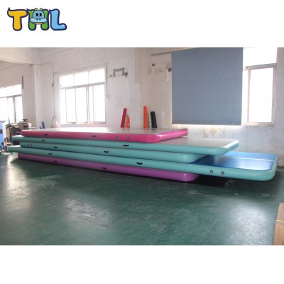 Inflatable Air Tumbling Track Gymnastics Mats Training Board Equipment for Cheerleading, Gymnastics Training, Beach, on Water, H